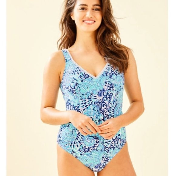 Lilly Pulitzer Araza One-Piece Swimsuit Size 6 NWT